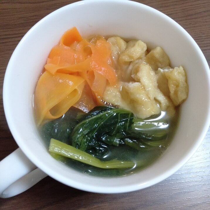 鍋キューブで簡単スープ 〜鶏だしうま塩〜